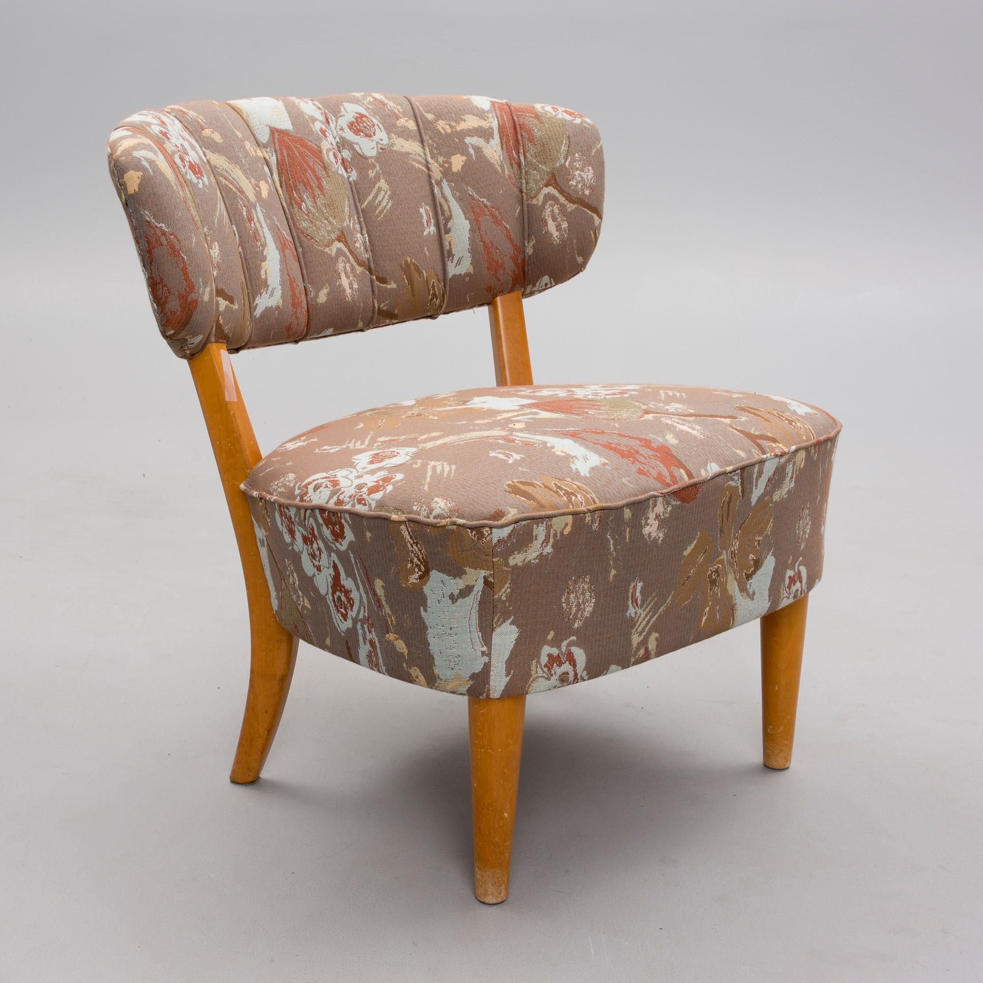 FÅTÖLJ, Lisa-Johansson-Pape, Keravan Puusepät, 1940-luku.