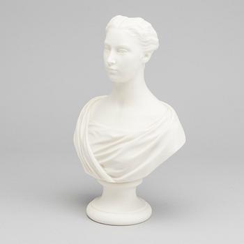 PORTRÄTTBYST parian Gustavsberg 1870-75.