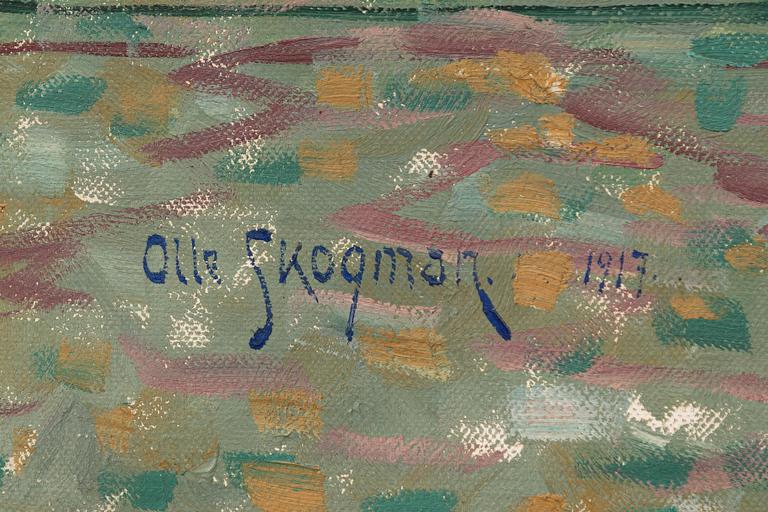 Olof (Olle) Skogman, Porträtt av Lucie Stenberg (född Semb) (1883-1971).