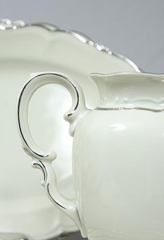 MATSERVIS, 58 delar, porslin, KPM.