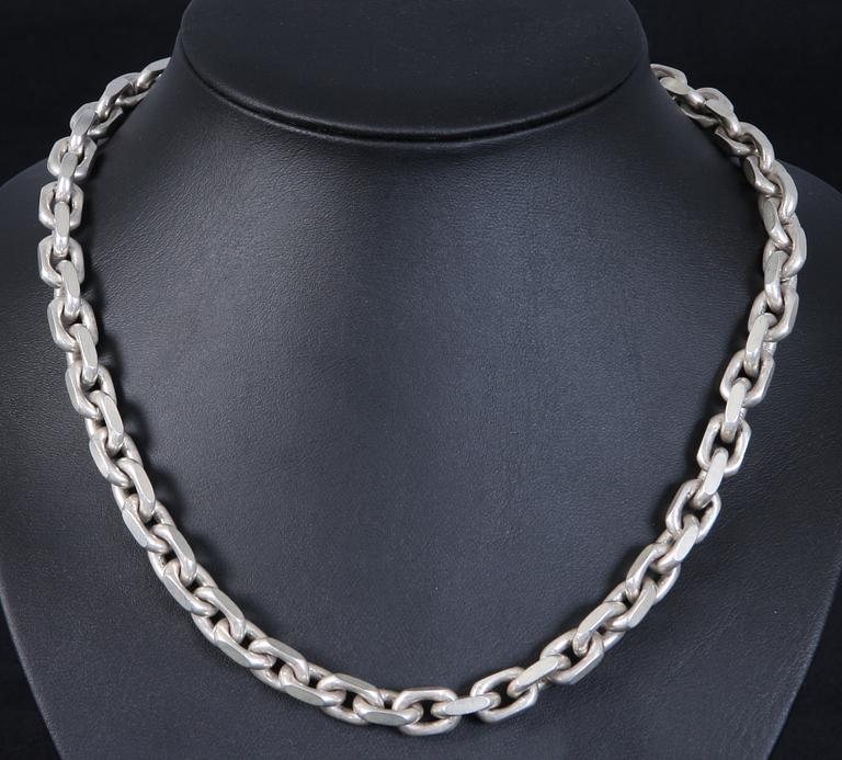 PARTI SILVERKEDJOR, 4 st, 1900-tal, 684 g.