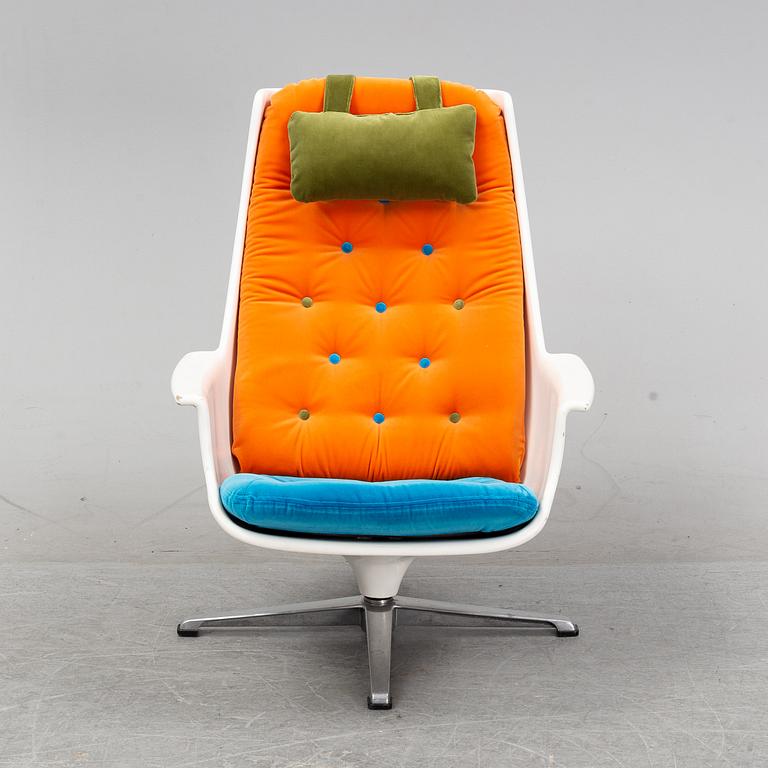 A 'Tellus' easy chair by Alf Svensson and Yngvar Sandström, Göte-Möbler, Nässjö AB, 1970's.