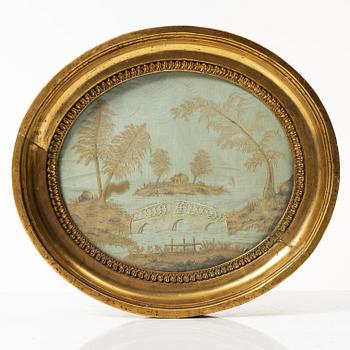 A silhouette picture, first half of the 19th Century.