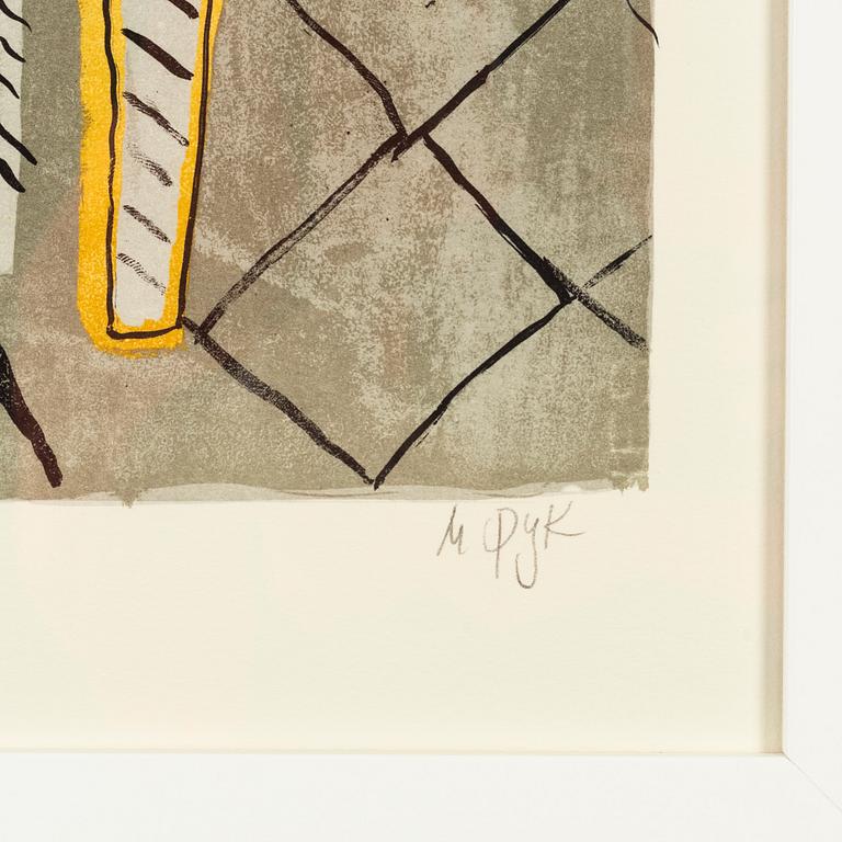 Madeleine Pyk, lithograph in colours, 1994, signed 4035/5000.