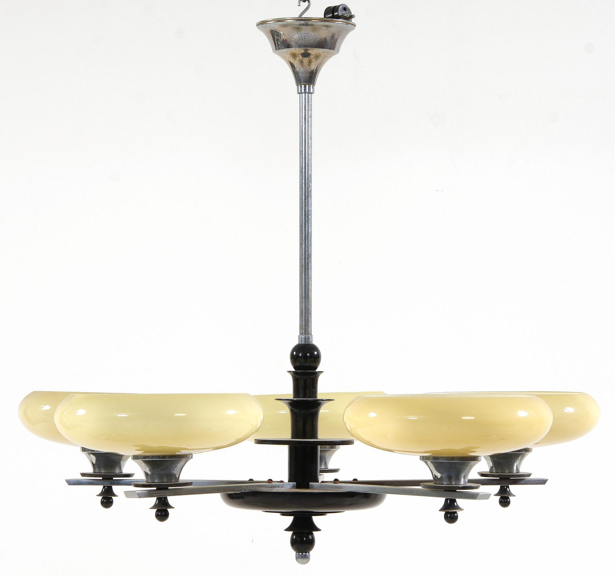TAKLAMPA, art deco, 1930-tal.