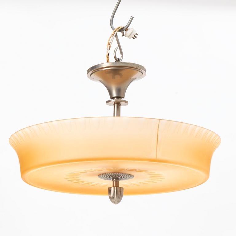 Harald Notini, a ceiling lamp, model number 6633, Arvid Böhlmarks Lampfabrik, 1920s-30s.