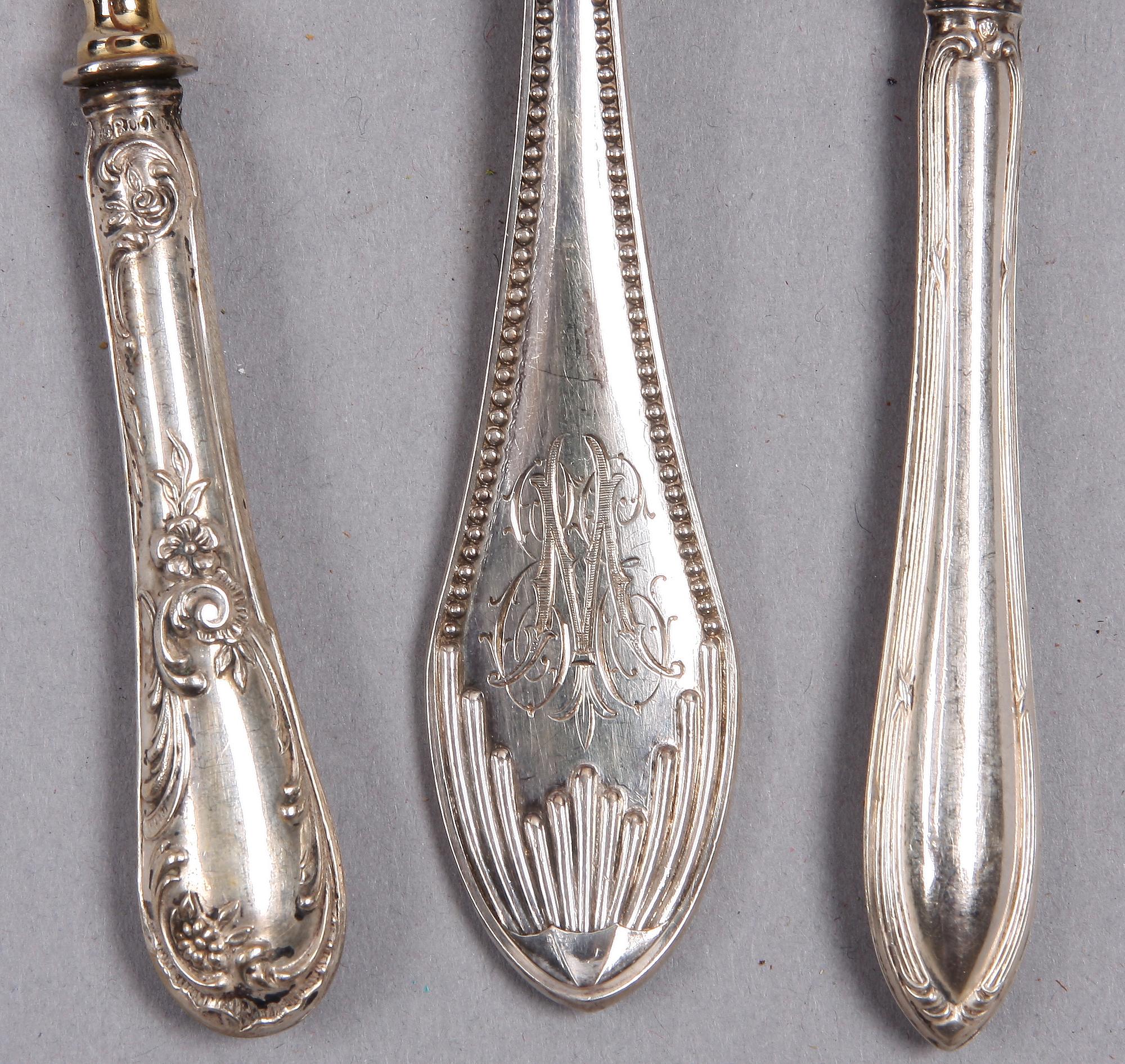 BESTICK, 8 st, silver, Tyskland. Ca 260 g.
