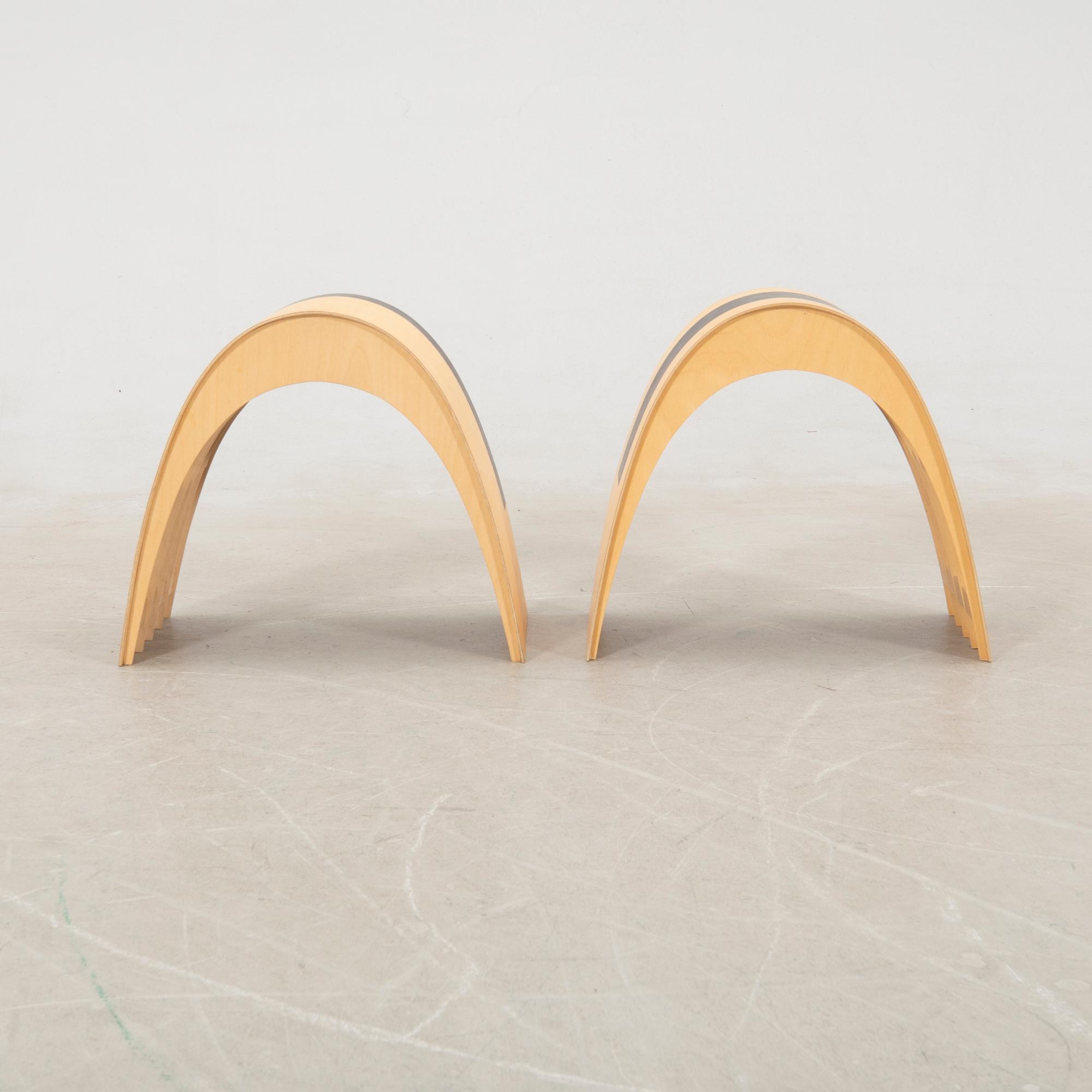 Maxjenny Forslund & Thomas Bentzen, stools 2 pcs 2001.