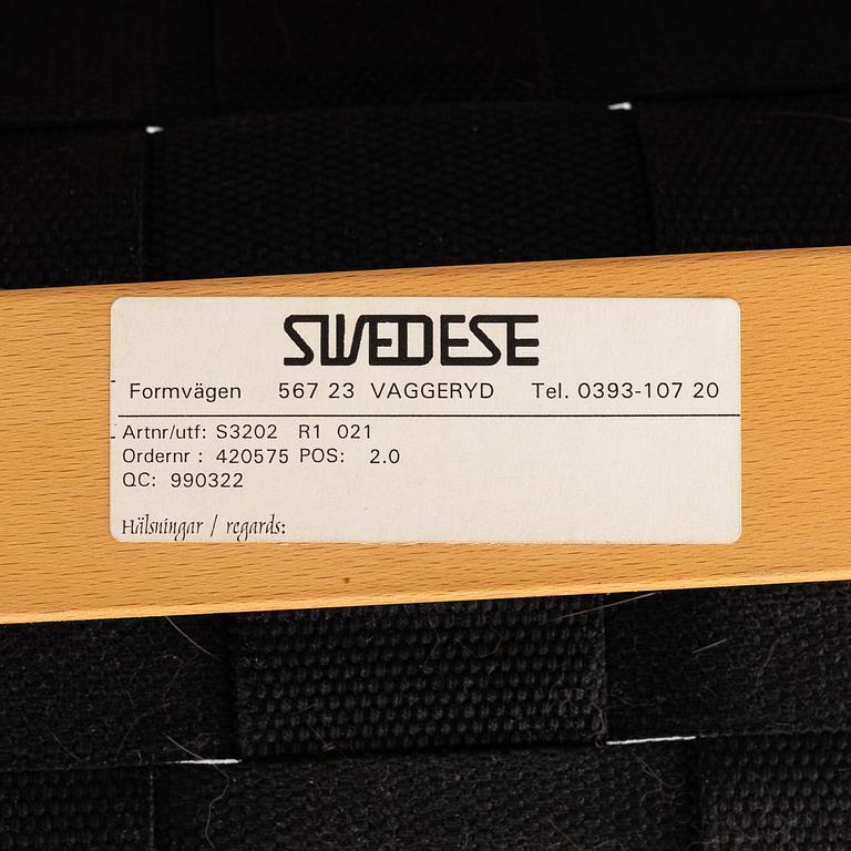 Yngve Ekström, fåtöljer, ett par, "Laminett", Swedese, Vaggeryd, 1900-talets andra hälft.