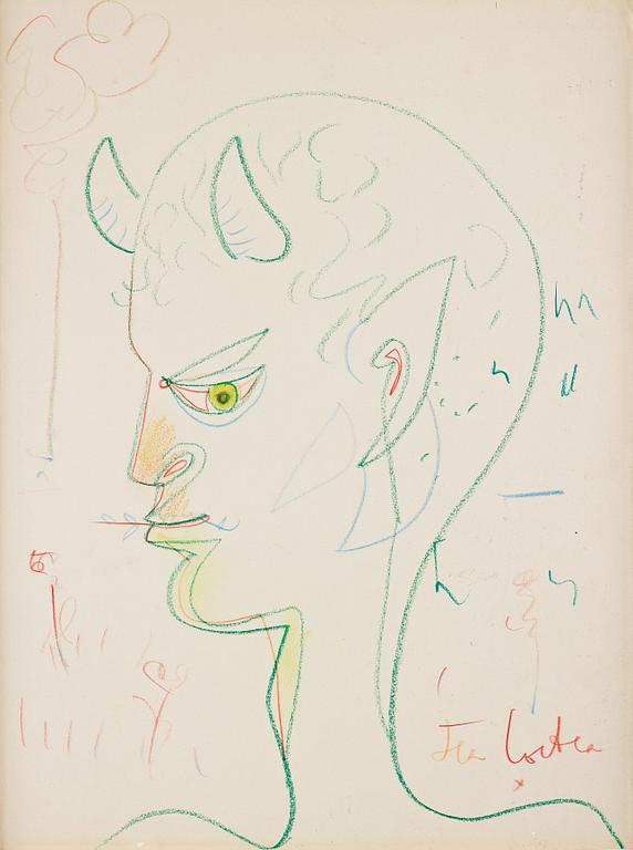 Jean Cocteau, "Faune à l’oeil vert".