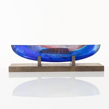 Bertil Vallien, a glass sculpture, Kosta Boda.