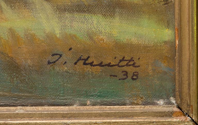 Ilmari Huitti, oil on canvas, signed and dated-38.