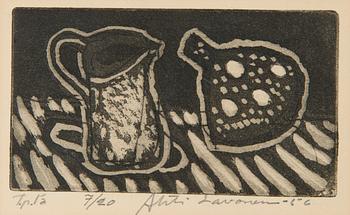 Ahti Lavonen, Asetelma.