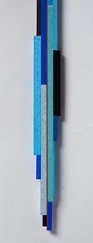 Ilkka Pärni, relief, sculpture, tepera on wood, signed and dated 2013.