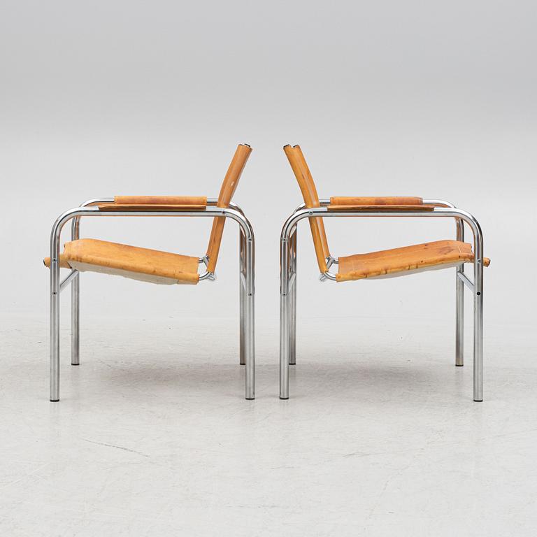 Tord Björklund, fåtöljer ett par, ”Klinte”, IKEA, 1980-tal.