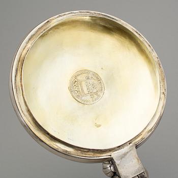 HENRIK REIMERS, Norrköping (v. 1684-1693), Dryckeskanna, silver, barock.