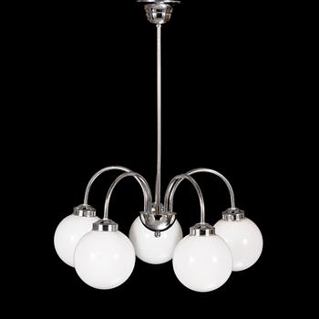 A ceiling lamp model 2024/5, for AT-valaisin Finland, late 20th century.