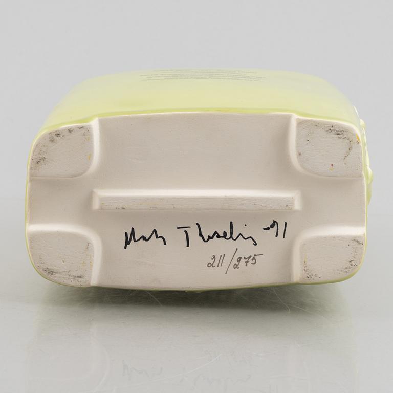 Mats Theselius, an 'Ekorr-djävulen/ Wiewiór Diabel' ceramic vase, Agador, Poland 1991, signed 211/275.