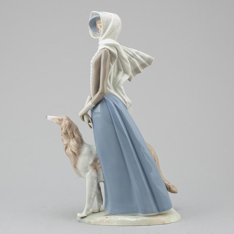 FIGURIN, porslin, Lladro, Spanien, 1900-talets andra hälft.