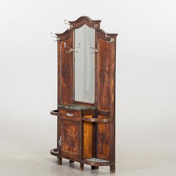 Hallmöbel med spegel, 1930-tal.