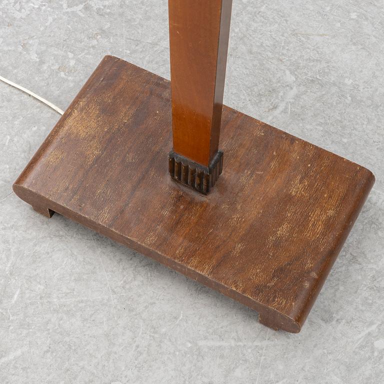 A floor lamp, Mjölby Intarsia, 1930s.