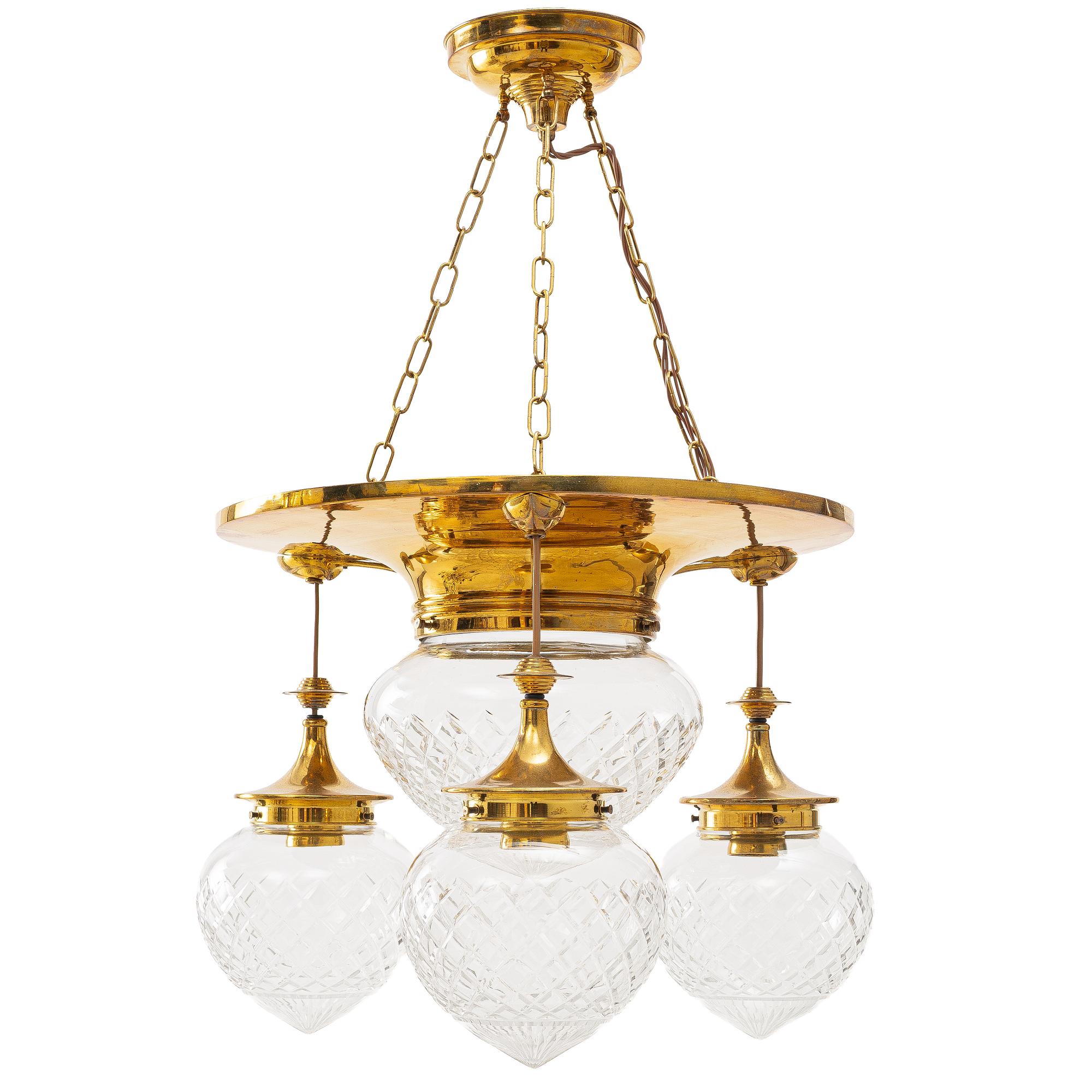 Ceiling lamp, first half of the 20th century.