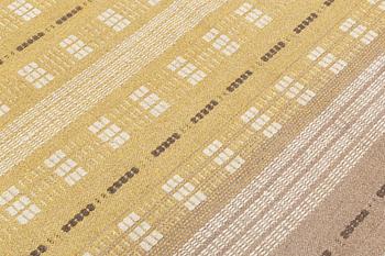 A  Swedish Flat weave carpet in relief, approximately 305 x 200 cm.