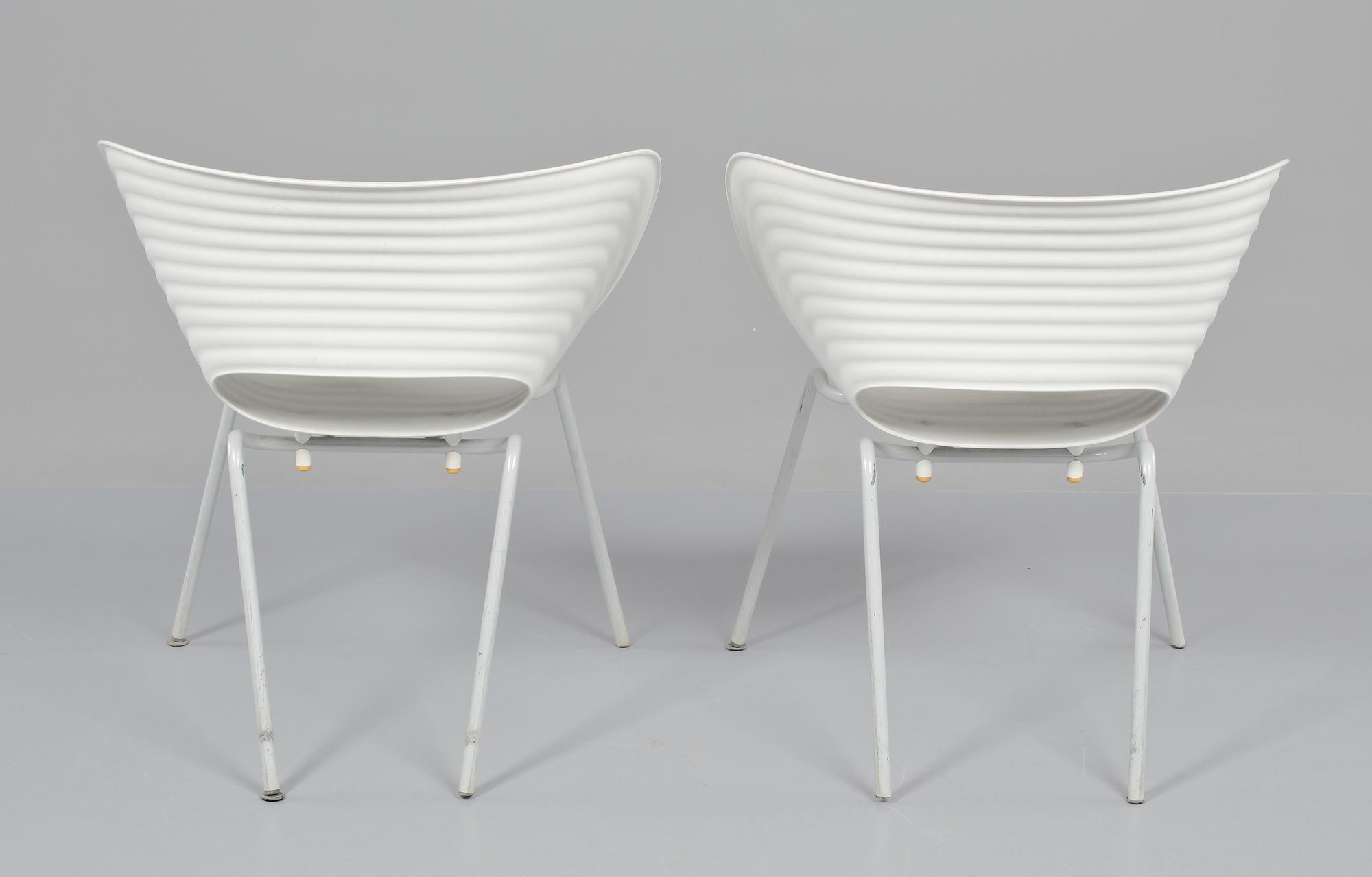 STOLAR, 2 st, "Tom Vac", formgivna av Ron Arad, Vitra, 1999.