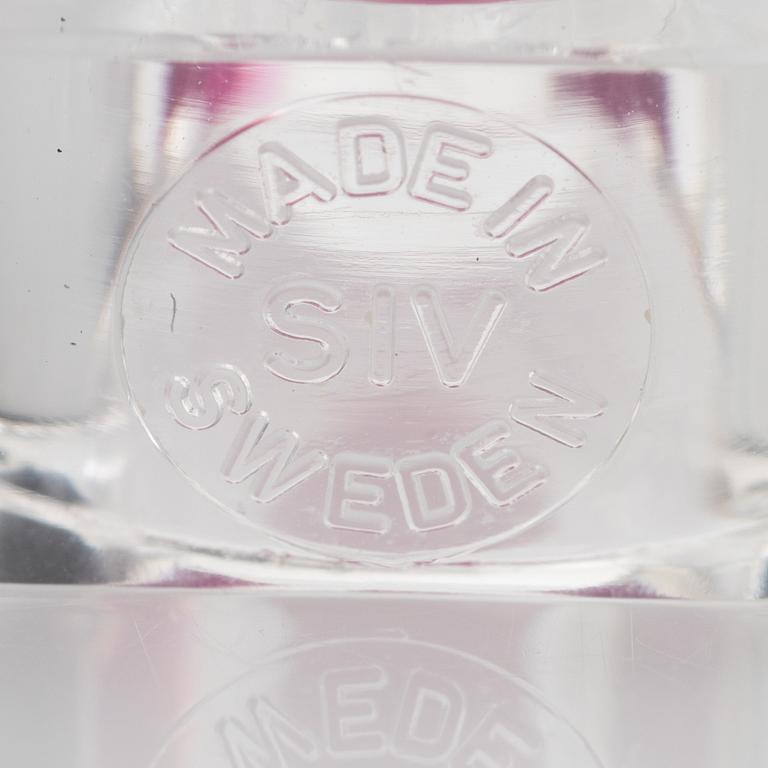 Siv Lagerström, three rings, acrylic plastic, 1970s.