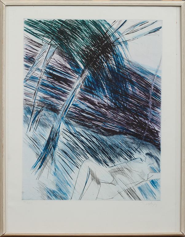 ULF TROTZIG, färgetsning, signerad och numrerad 45/225.