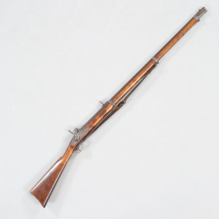 A percussion rifle for the swedish army, m/1860.