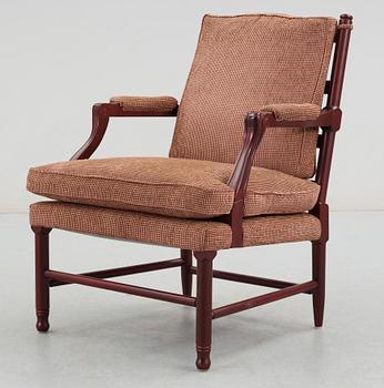 FÅTÖLJ, s.k Gripsholms modellen, Arne Norell, 1900-talets andra hälft.