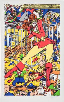 GUDMUNDUR ERRÓ, färgserigrafi, signerad 1993 och numrerad 121/150.