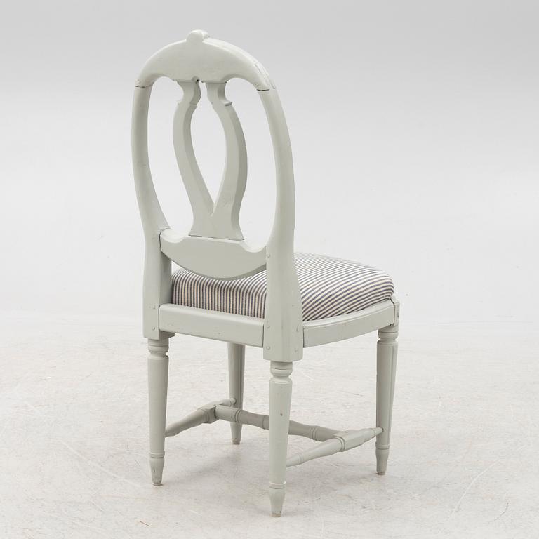 A set of seven chairs, including Lindome, circa 1800 and 19th Century.