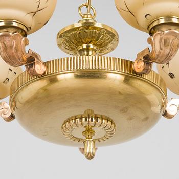 Paavo Tynell, taklampa modell 1204/5, Taito, 1930-tal.