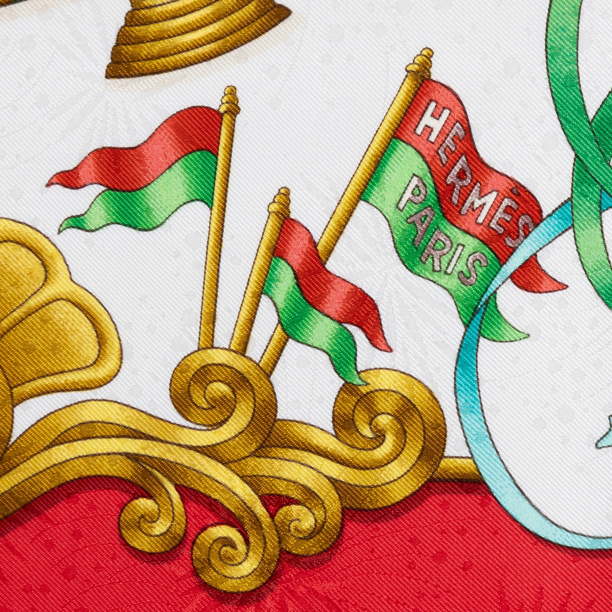 Hermès, scarf, "Luna Park".