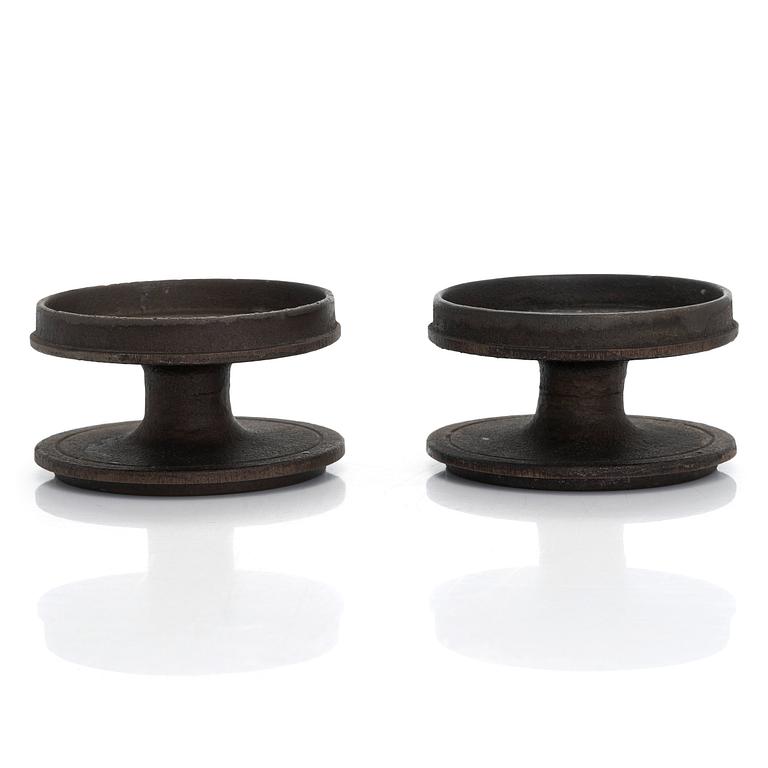 Ilmari Tapiovaara, a pair of 1969 candle holders.