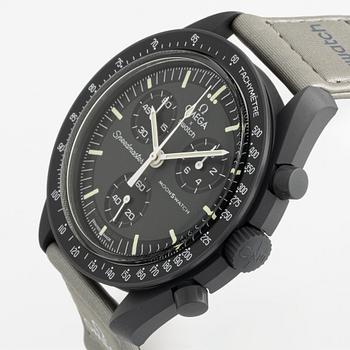 Swatch/Omega, MoonSwatch, Mission to Mercury, kronograf, armbandsur, 42 mm.
