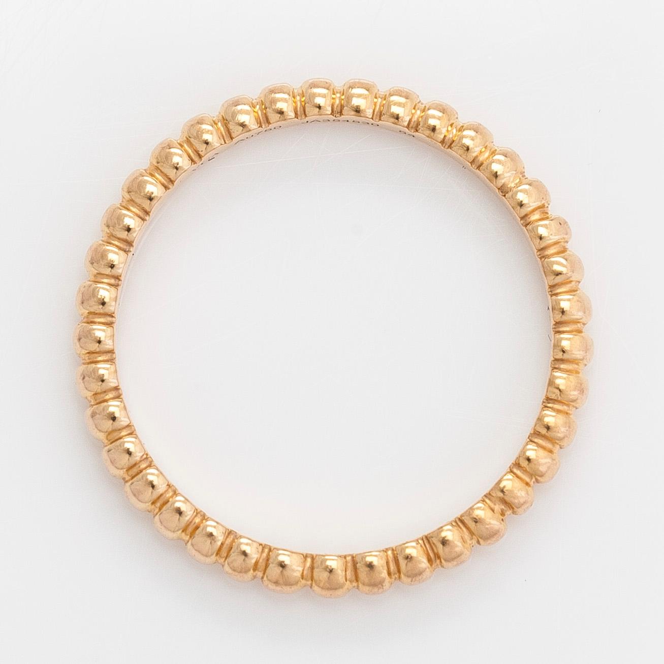 Van Cleef & Arpels, ring, "Perlée", 18K guld.