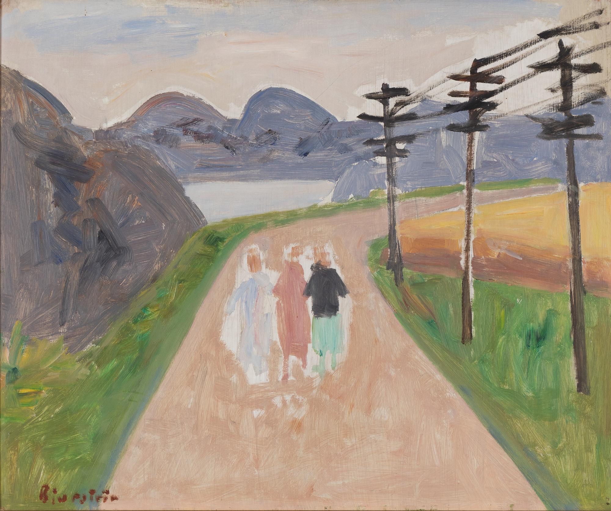 Tor Bjurström, Aftonpromenad till havet.