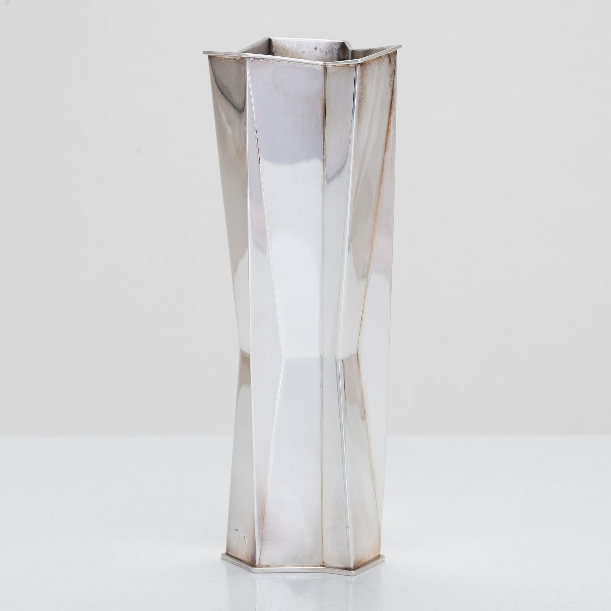 Tapio Wirkkala, vas, silver, "TW6-4", Kultakeskus, Tavastehus 1965.