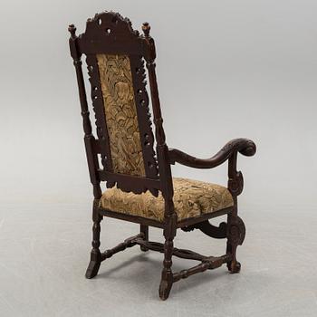 ARMCHAIR, baroque, early 18th century.