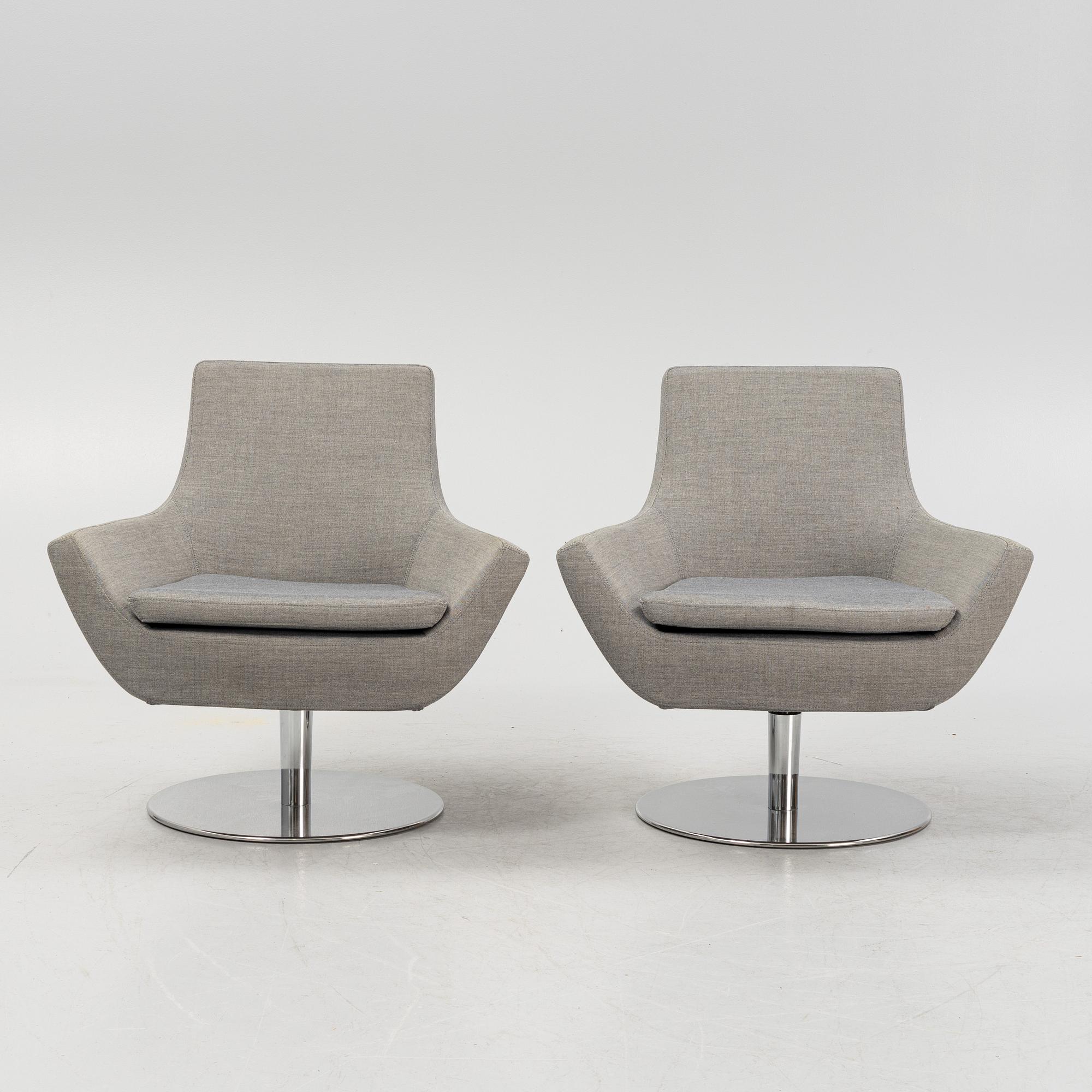 Roger Persson, a pair of 'Happy Swing' armchairs, Swedese, Sweden, 21st century.