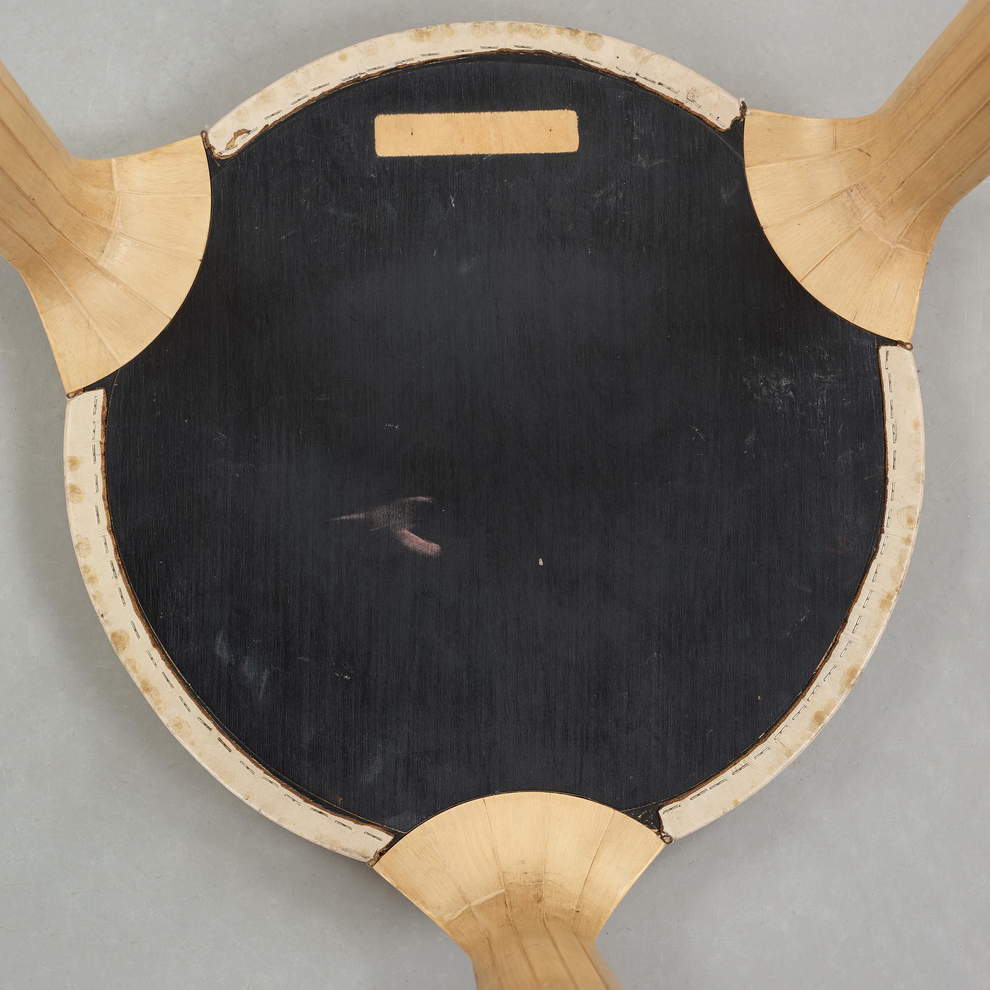 a "X600" stool by Alvar Aalto for Artek.