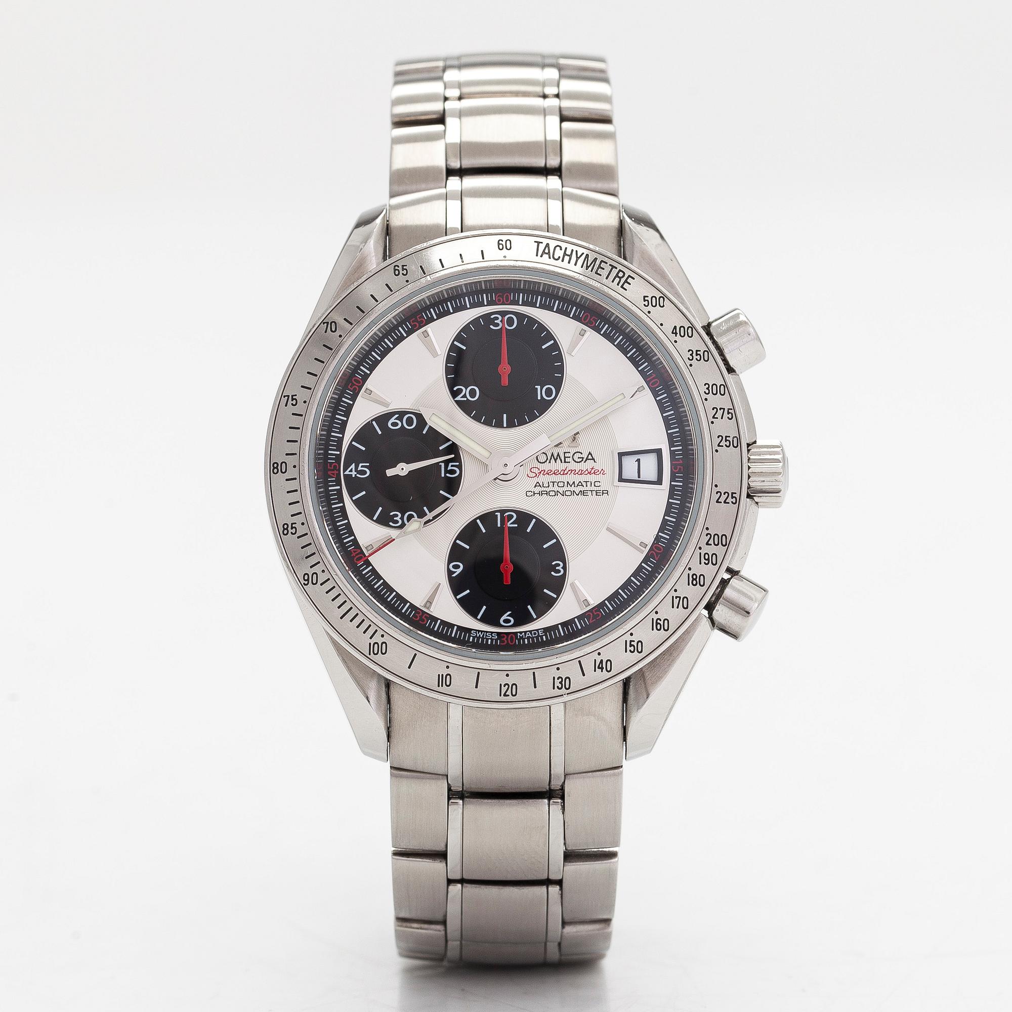 Omega, Speedmaster, Date, kronografi, rannekello, 40 mm.