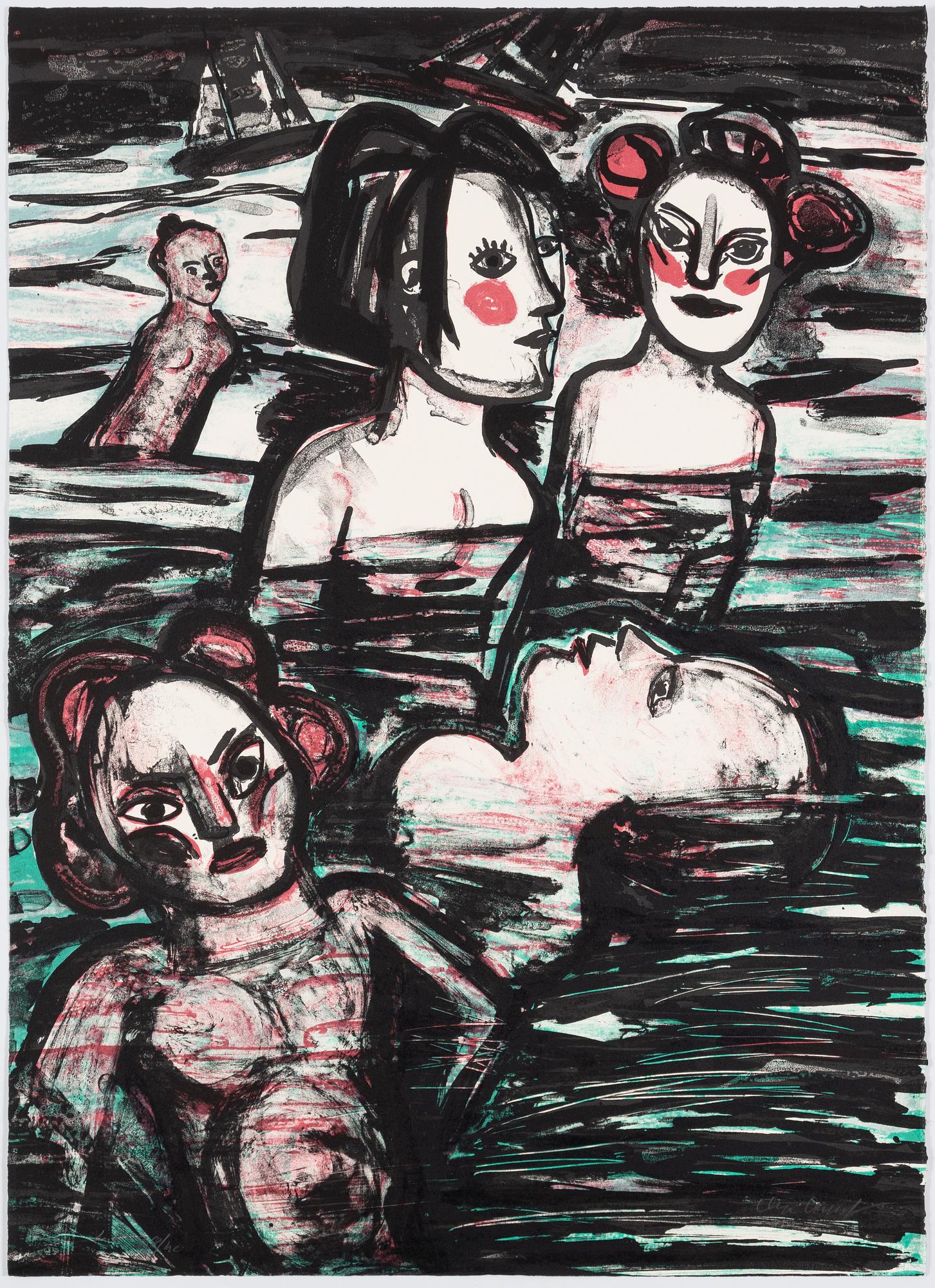 Lena Cronqvist, Utan titel, ur mappen: "August Strindberg, Ett Drömspel".