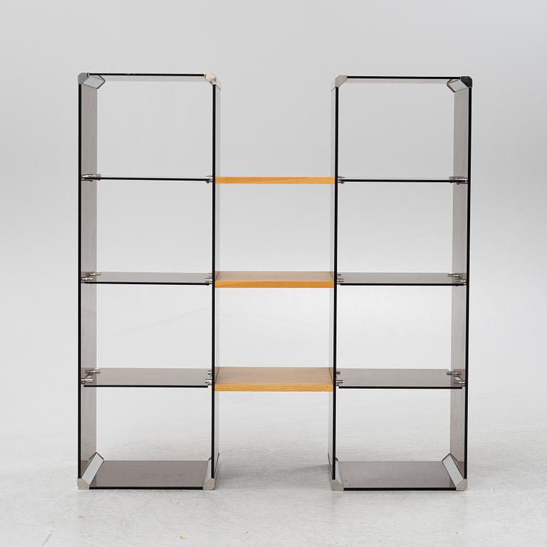 Gallotti & Radice, a glass bookcase, Italy, 1970's.