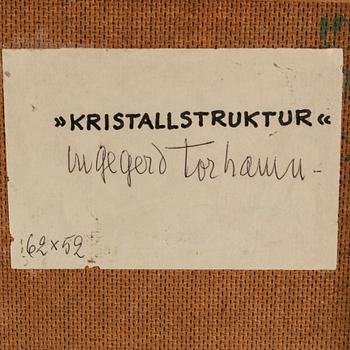 Ingegerd Torhamn, olja på pannå, signerad.