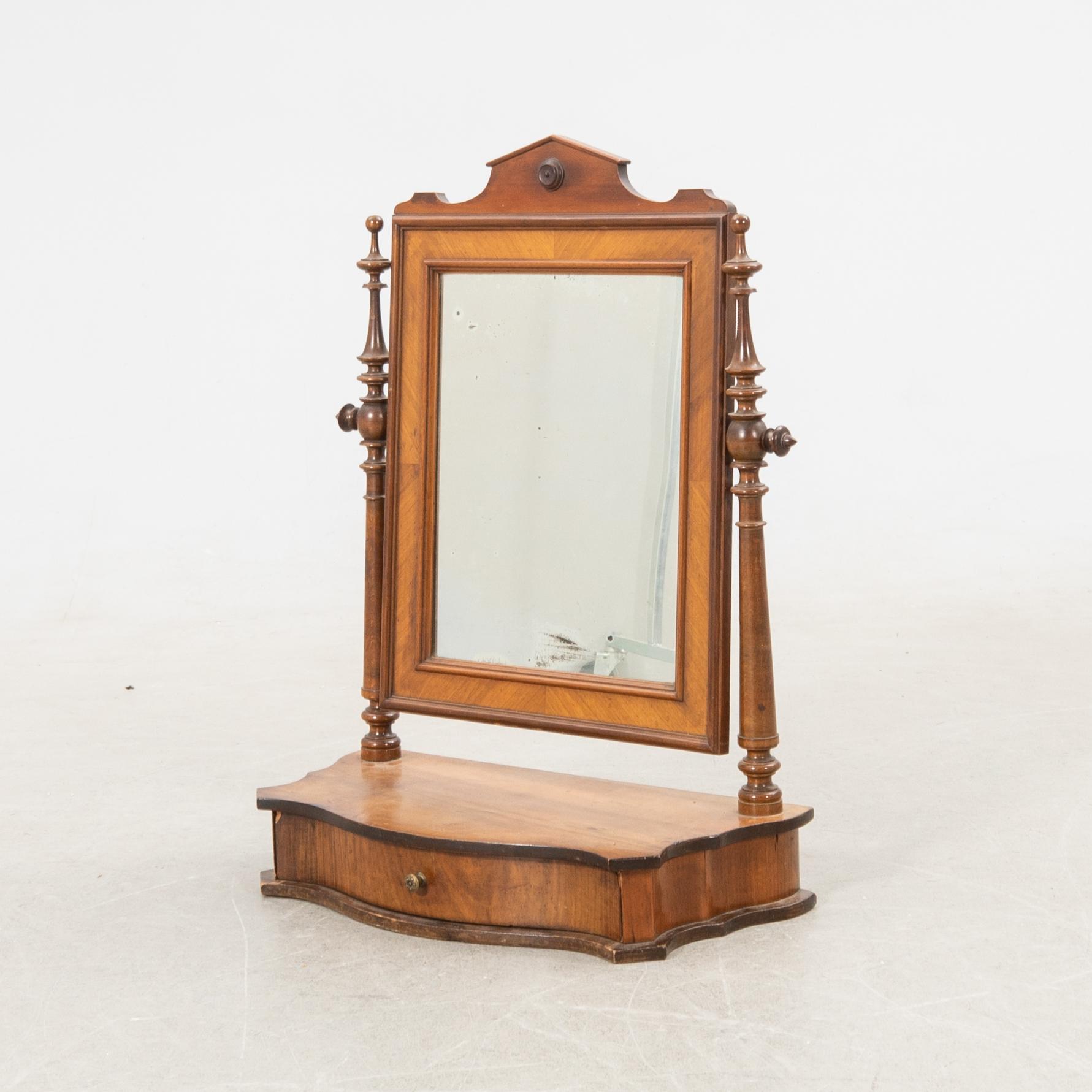 Table mirror Neo Rococo, late 20th century.