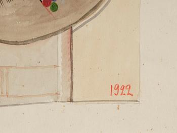 Gösta Adrian-Nilsson, Composition with organic forms.